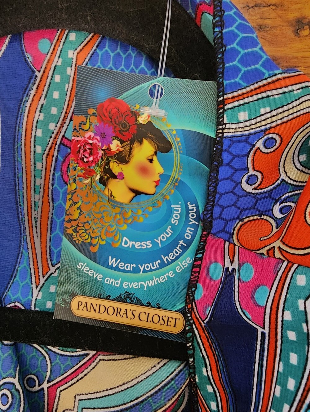 BOHO Kimono Robe One Size - Picture 6 of 7